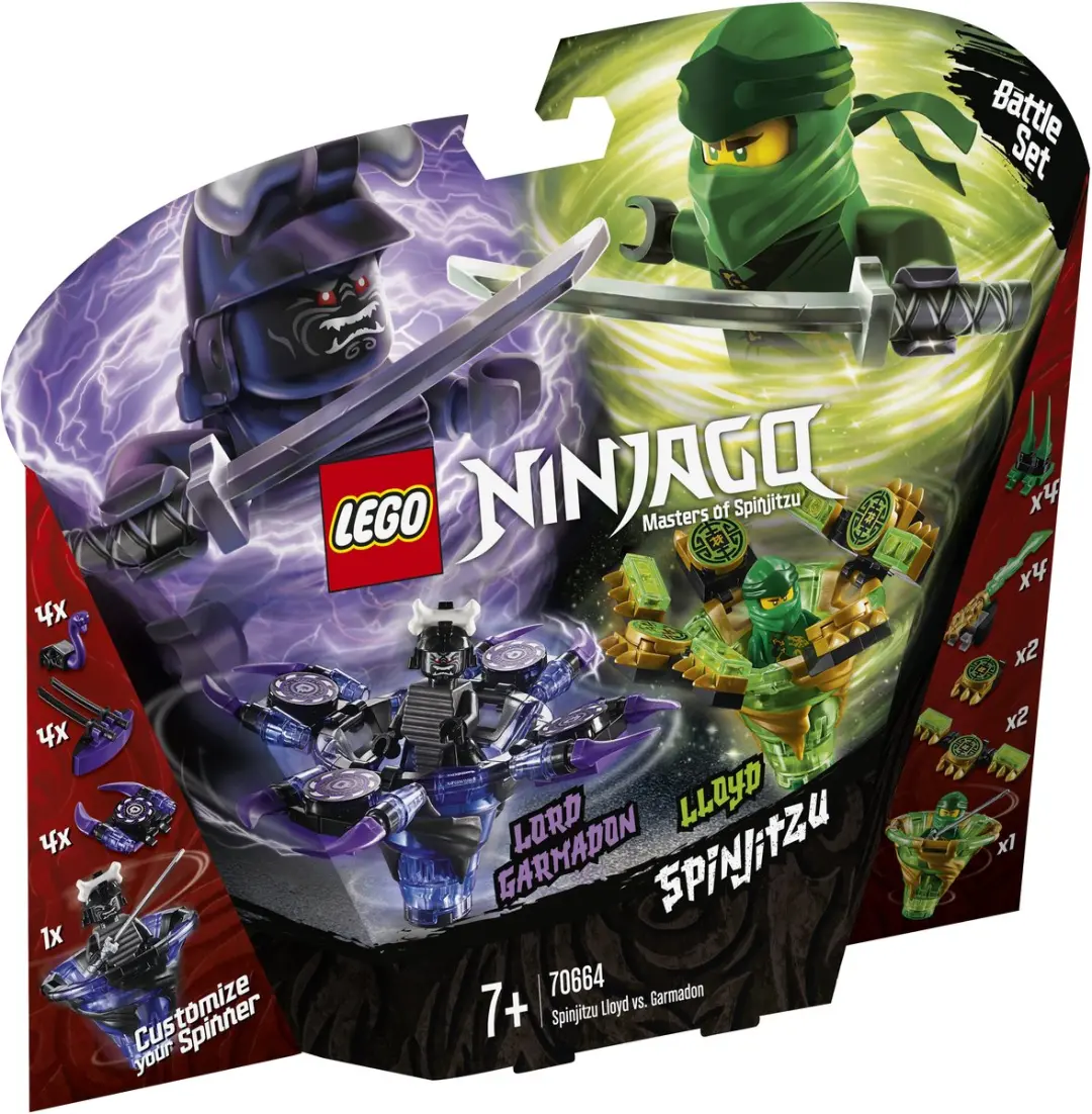LEGO Ninjago 70664 Lloyd vs. Garmadon - 208 Stukken