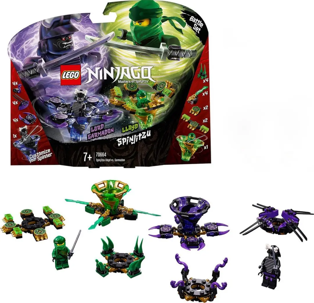 LEGO Ninjago 70664 Lloyd vs. Garmadon - 208 Stukken