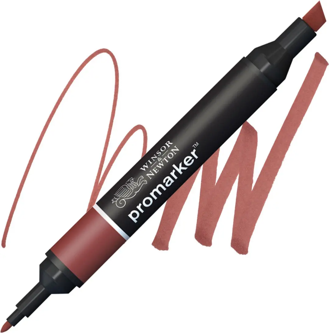 Winsor & Newton Promarker O224 Alcoholmarker - Gebrand Mahoniehout