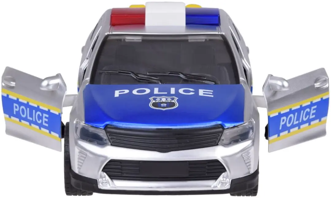 Toystar Politiewagen Speelgoedauto - Zilver/Blauw - afbeelding 5 van 5