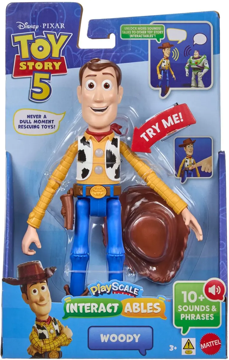 Mattel Toy Story 5 Playscale Woody - Meerkleurig