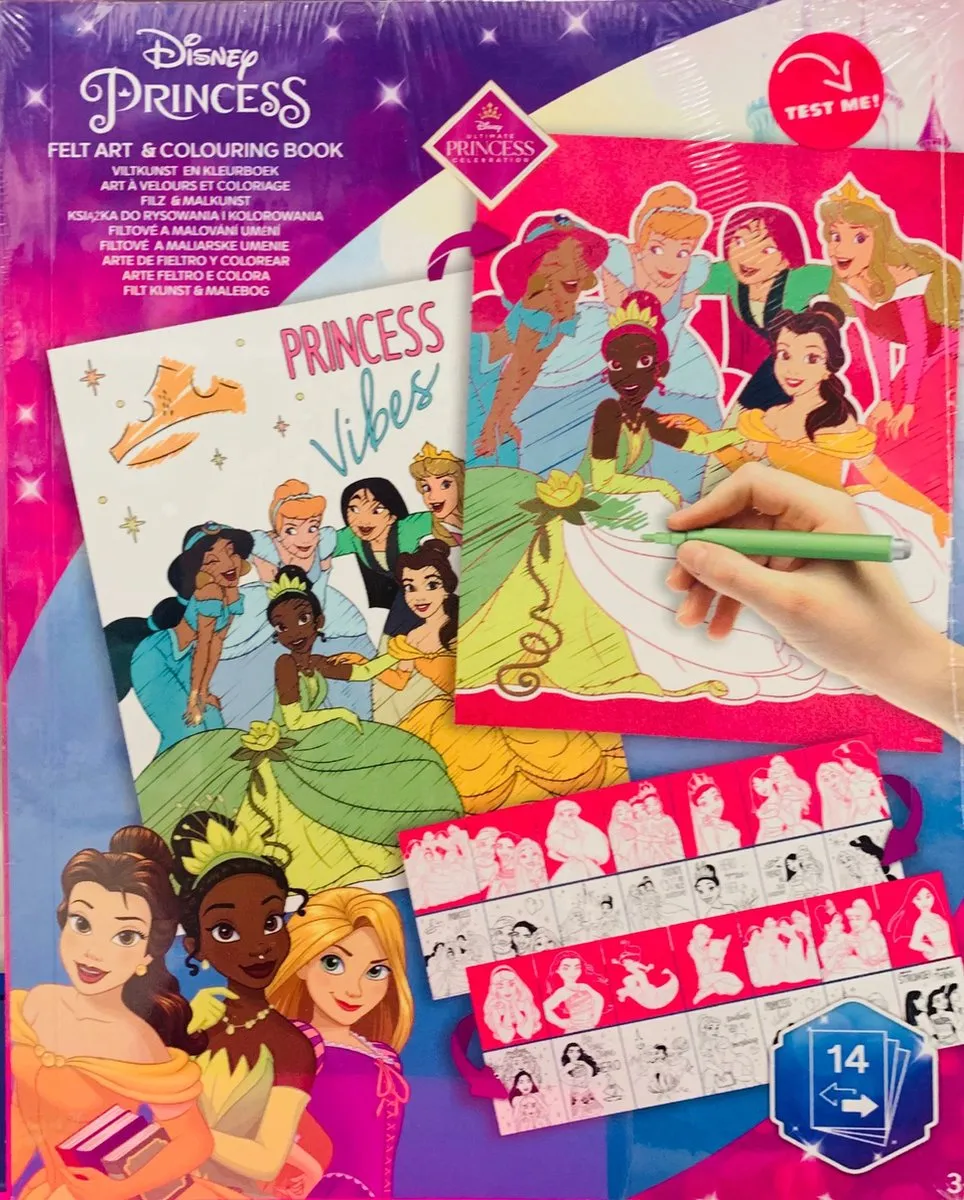 Disney Princess Vilt Kleurboek