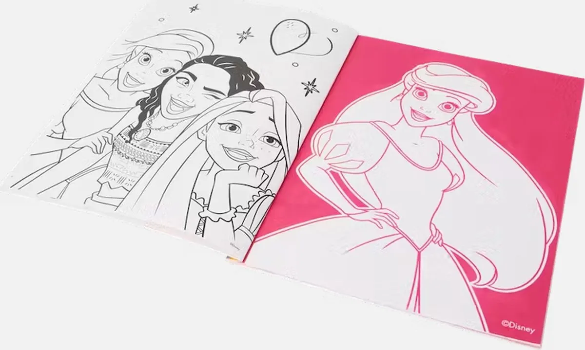 Disney Princess Vilt Kleurboek - 28 Kleurplaten