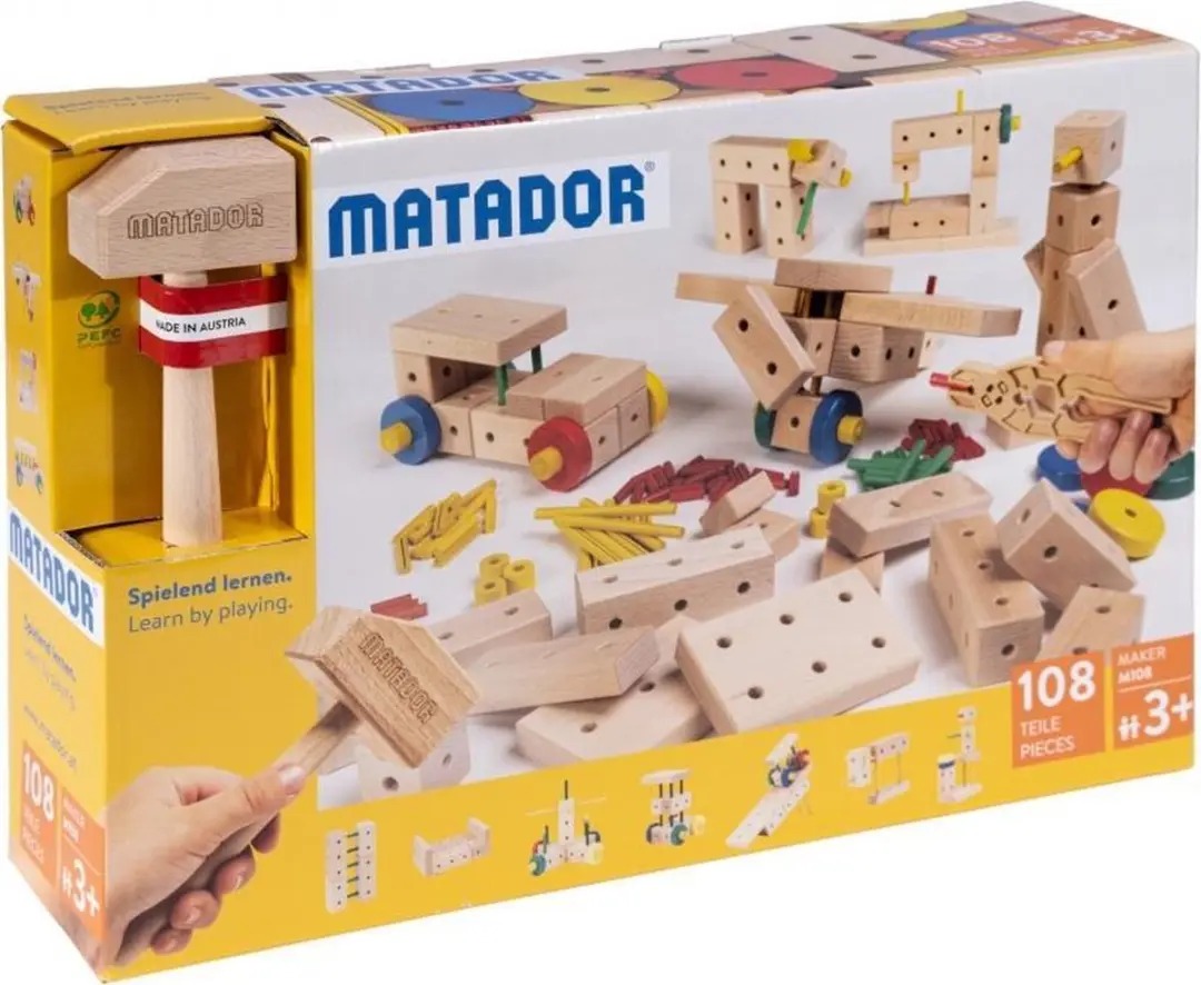 Matador M108 Bouwset - 108 Stukken - Multicolor