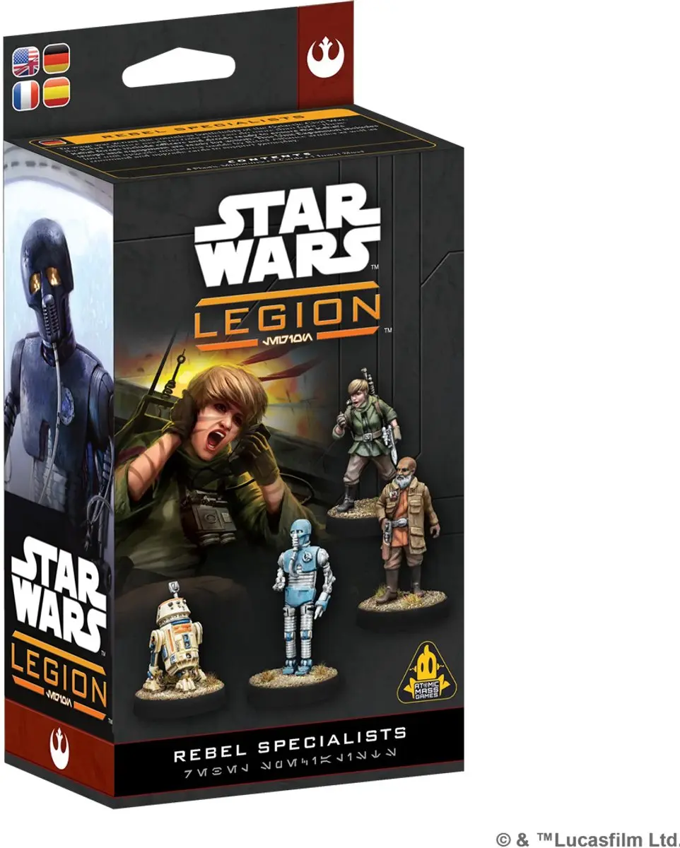 Atomic Mass Games Star Wars Legion Rebel Specialists AMSWQ193