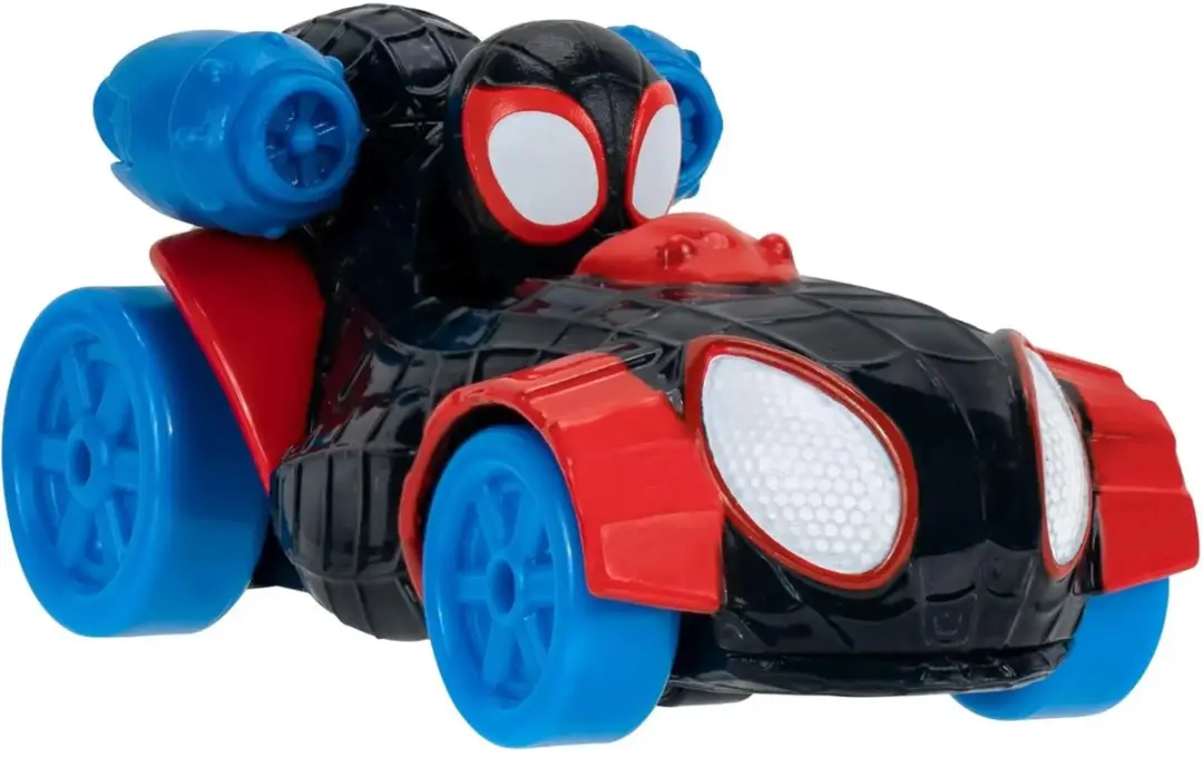 Marvel Spidey Amazing Miles Morales Voertuig 1:64 - Metaal - Zwart