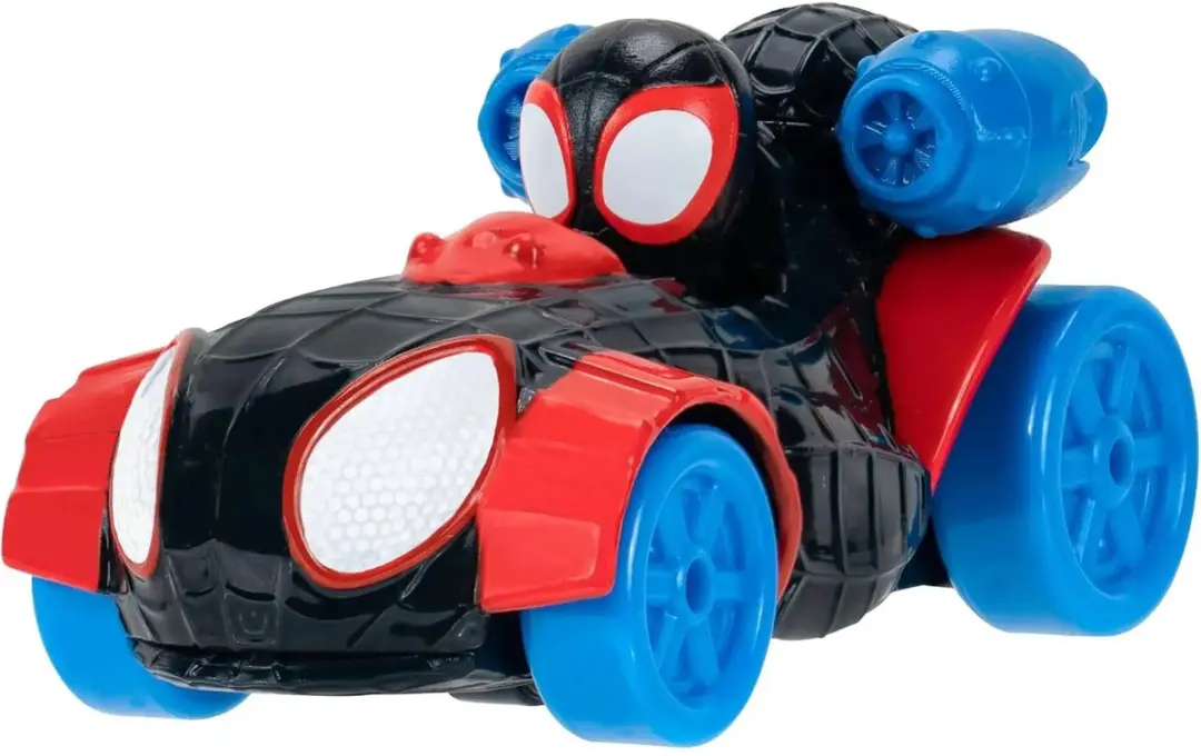 Marvel Spidey Amazing Miles Morales Voertuig 1:64 - Metaal - Zwart