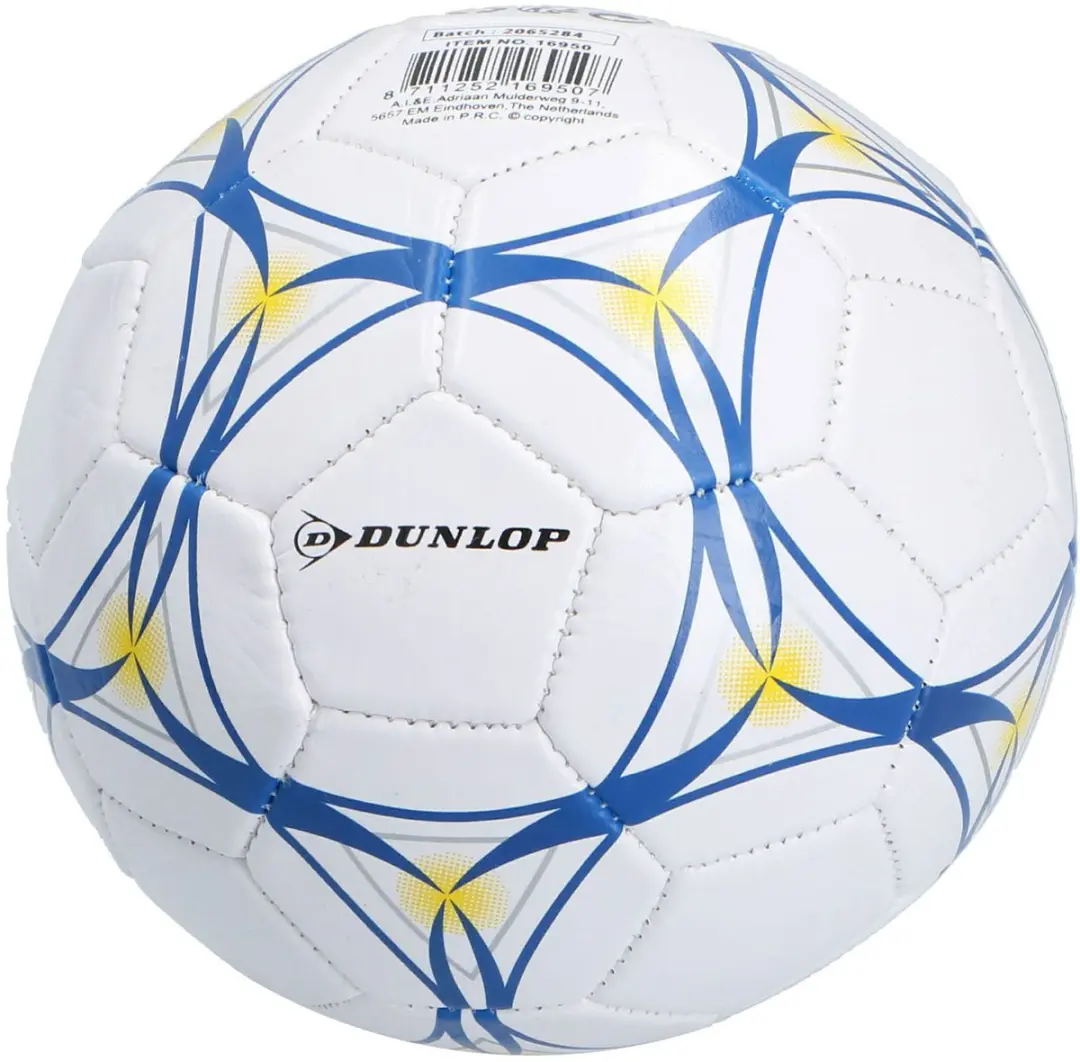 Dunlop Voetbal Size 2 PVC - Wit