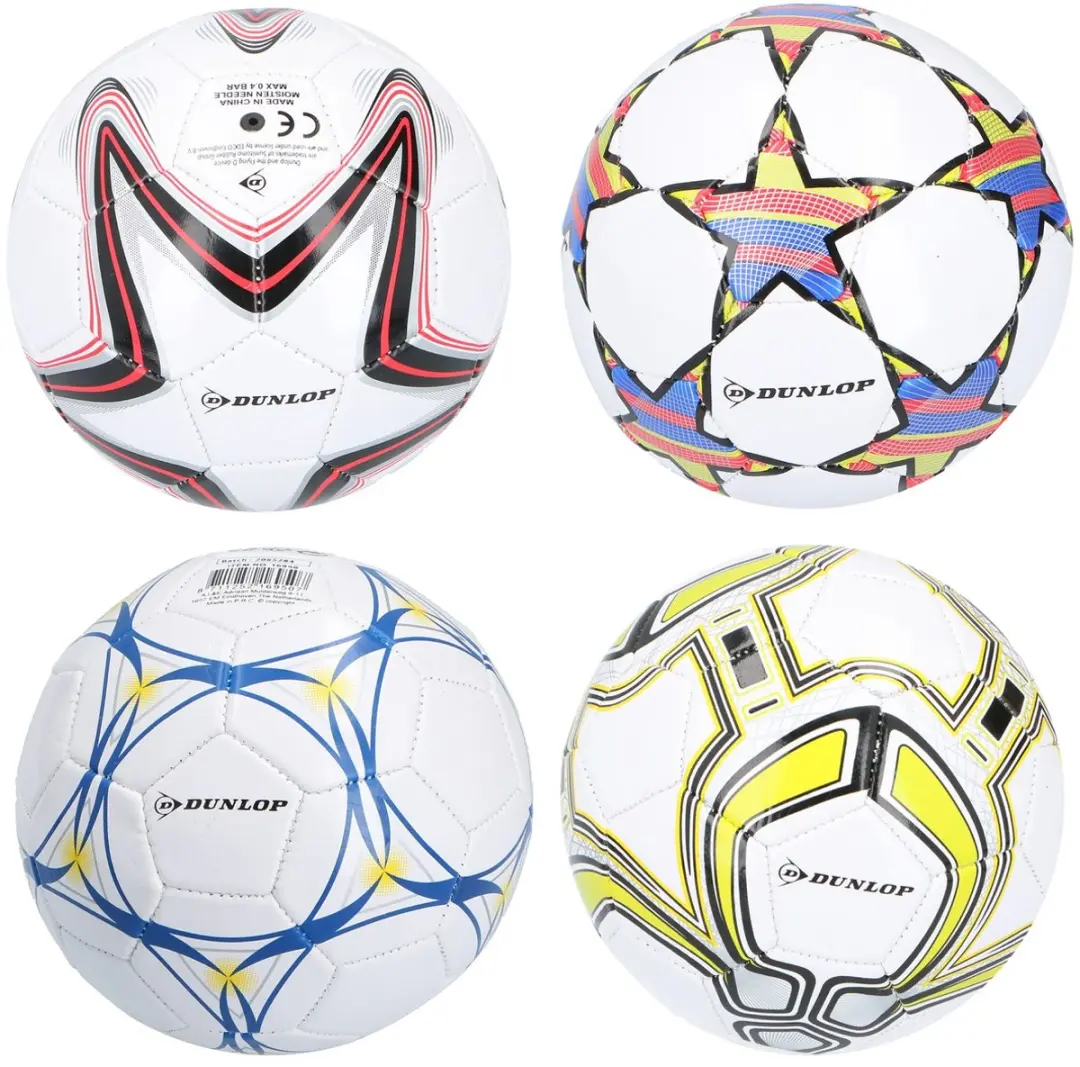 Dunlop Voetbal Size 2 PVC - Wit