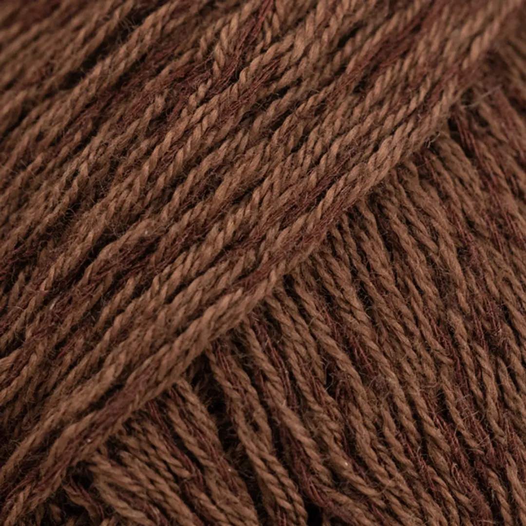 Drops Belle Uni Colour Chocoladebruin Katoen Garen
