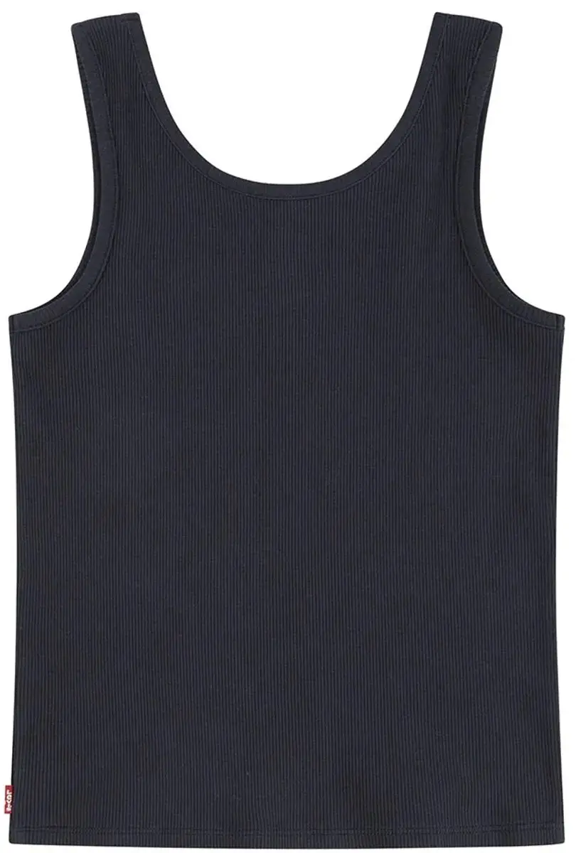 Levi's Kids Meet And Greet Ribbed T-shirt - 110 - Zwart