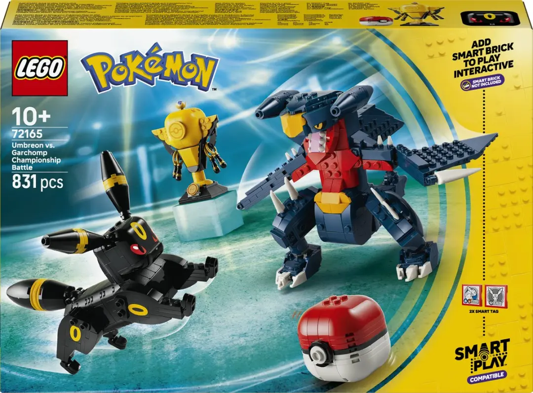 LEGO 72165 Pokémon Championship Battle Umbreon vs Garchomp