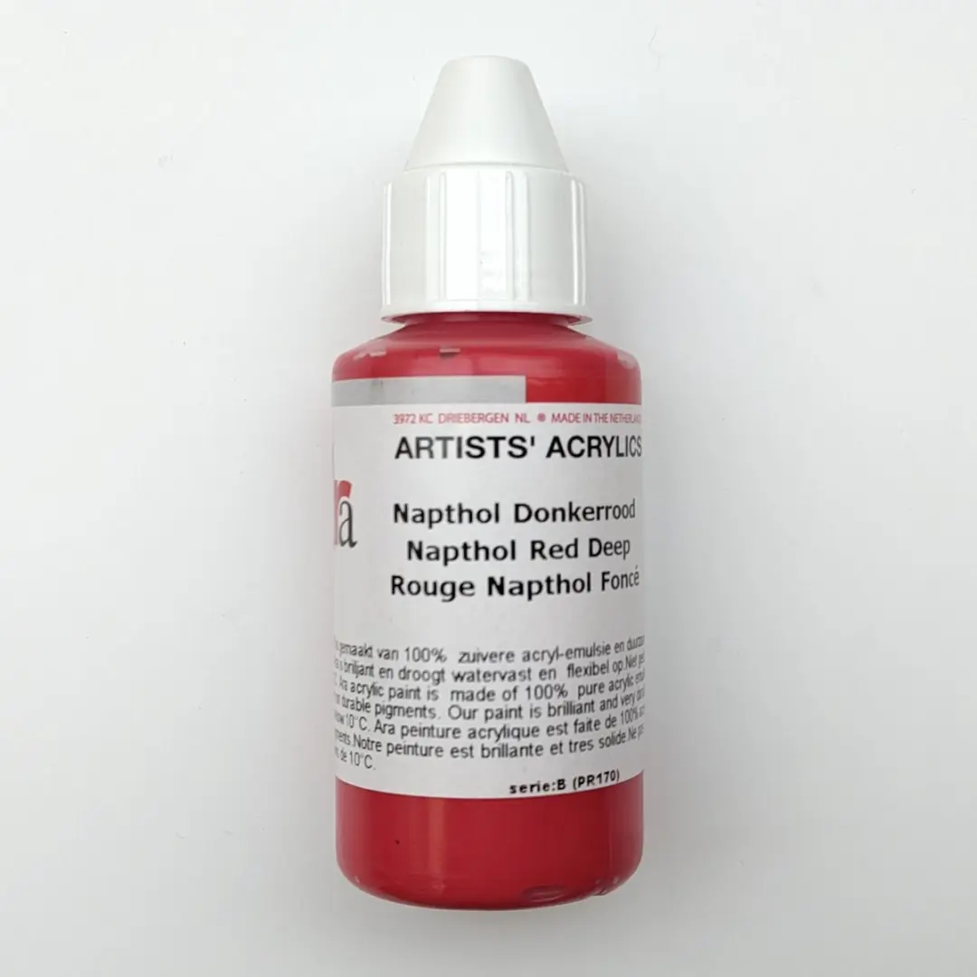 Ara Acrylverf Naphtol Donkerrood B177