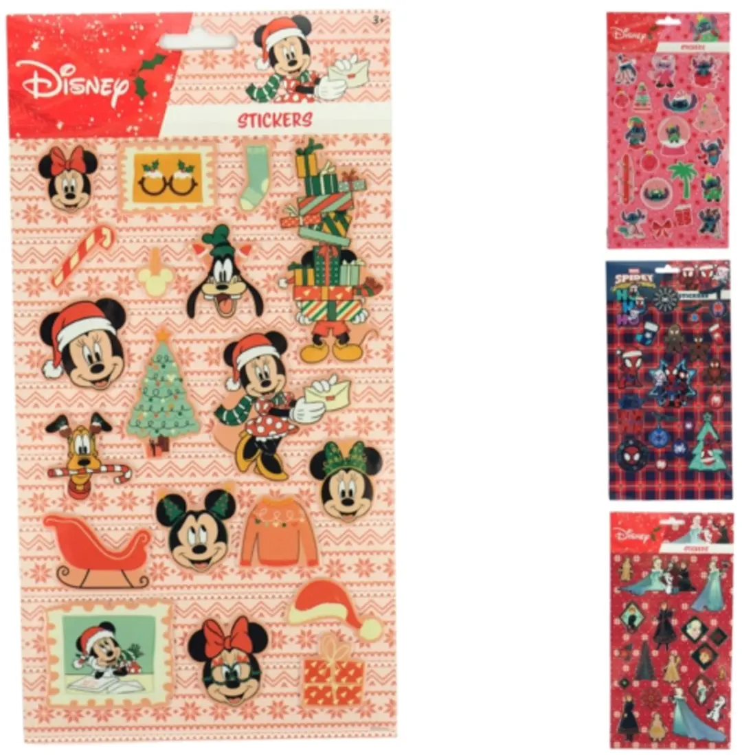 Disney Kerststickers Multikleur