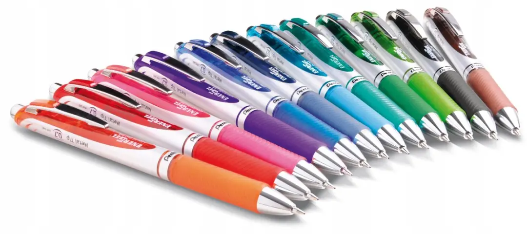 Pentel EnerGel BL-77 Gelpen - 12 Kleuren Mix