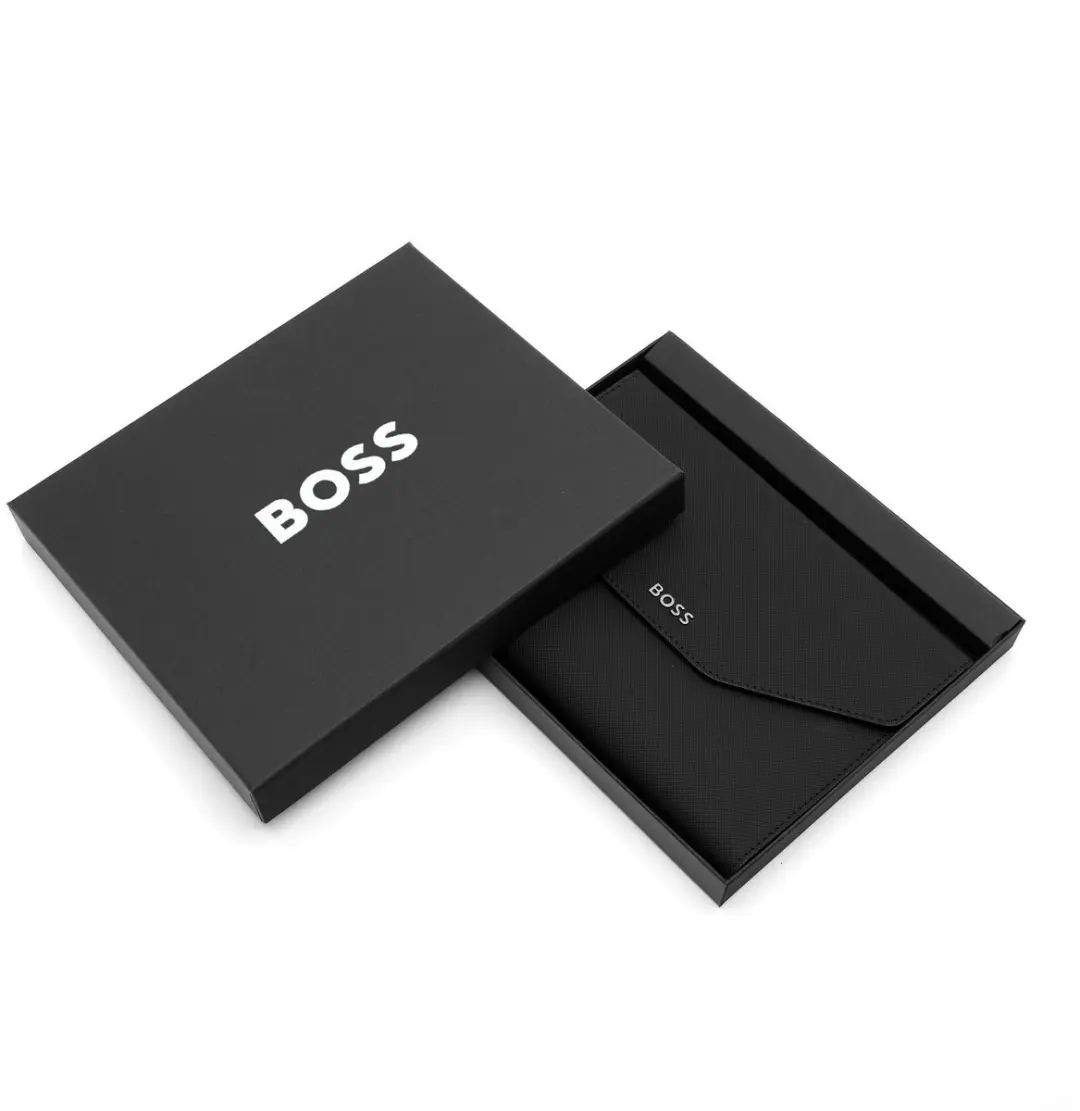 BOSS A5 Schrijfmap Rive - Zwart