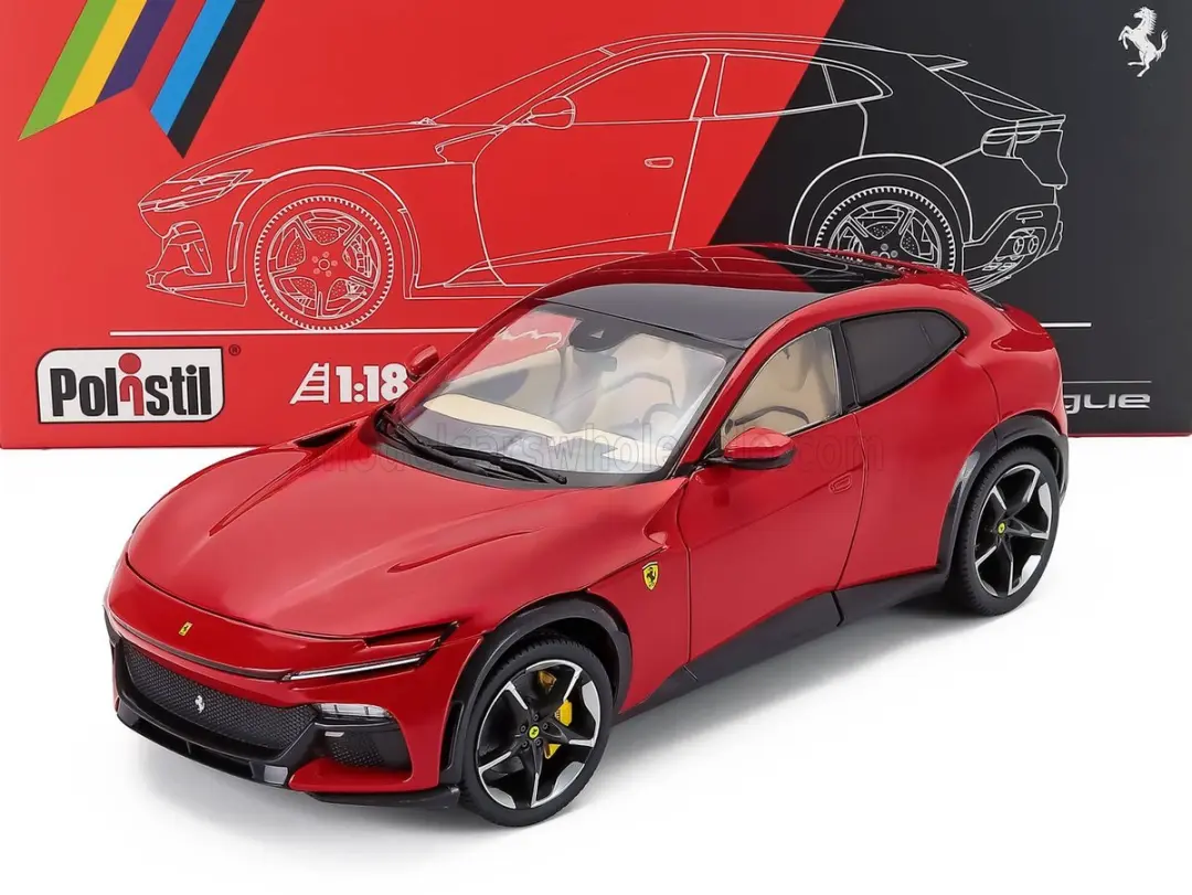 Ferrari Purosangue 1:18 Polistil - Rood