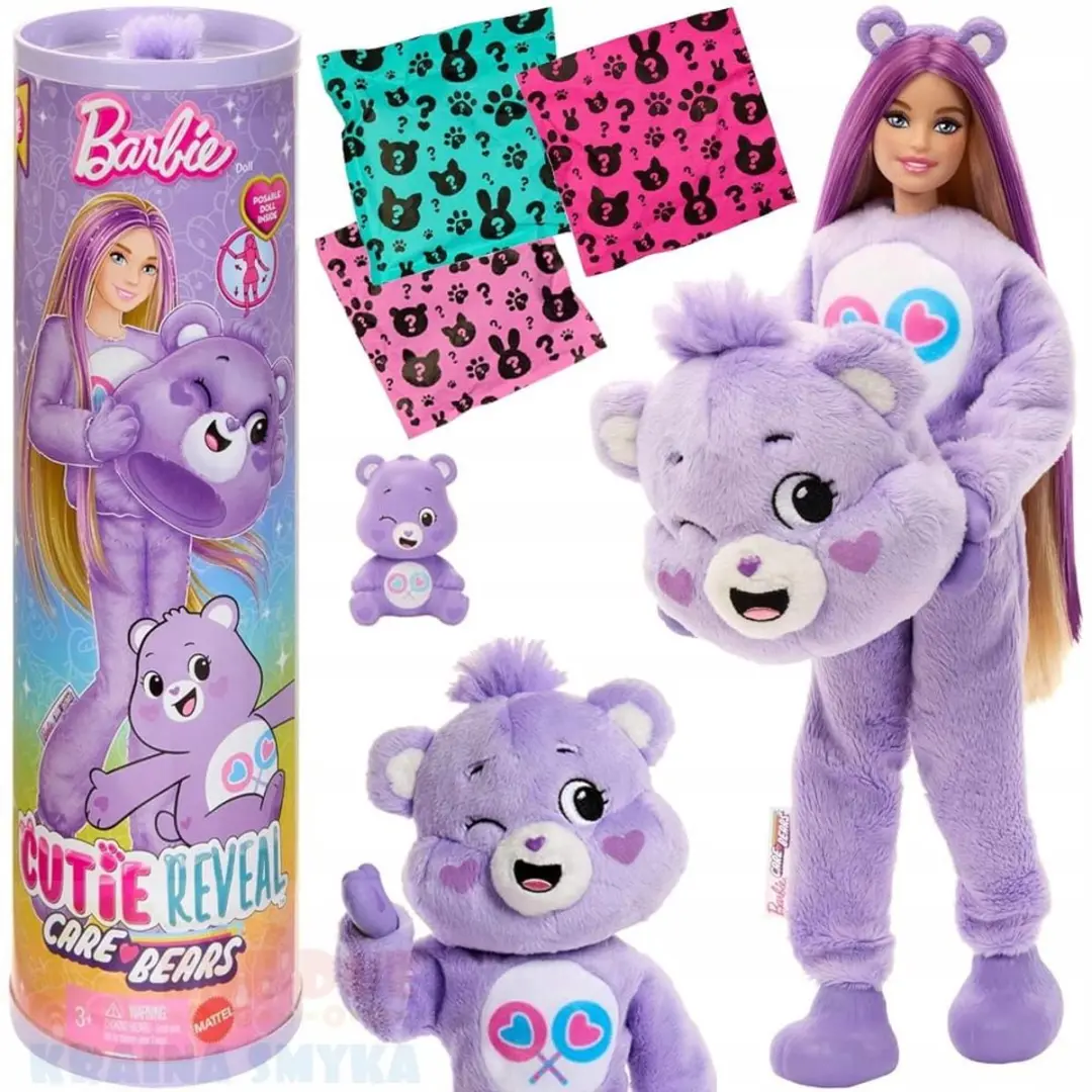 Barbie Cutie Reveal Care Bears Tender Heart Bear Kostuumpop