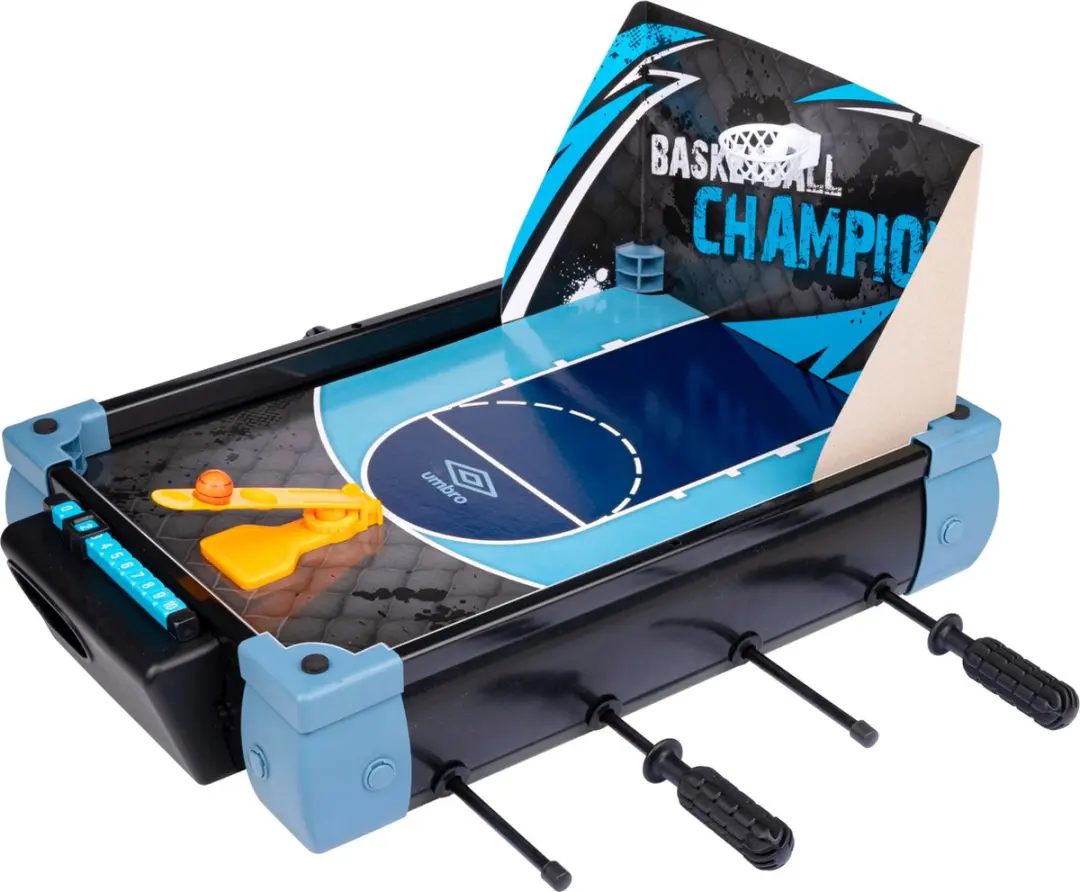Umbro 5-in-1 Tafelvoetbalspel 61cm - Zwart/Blauw