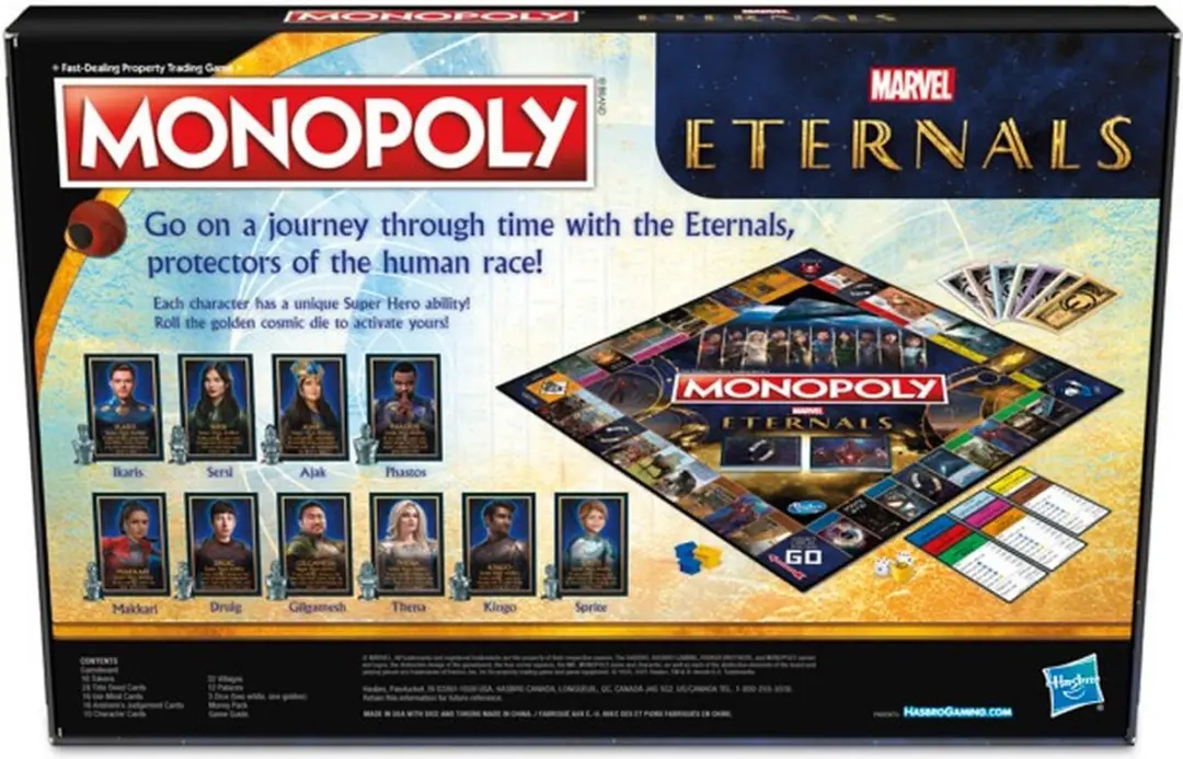 Monopoly Eternals Bordspel F1659 - 2-6 Spelers