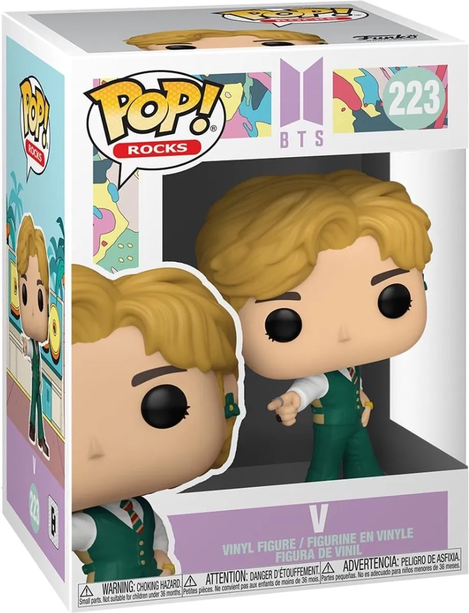 Funko POP! Rocks BTS V Dynamite 48113 - Verzamelfiguur 9cm - Multicolor - afbeelding 2 van 4