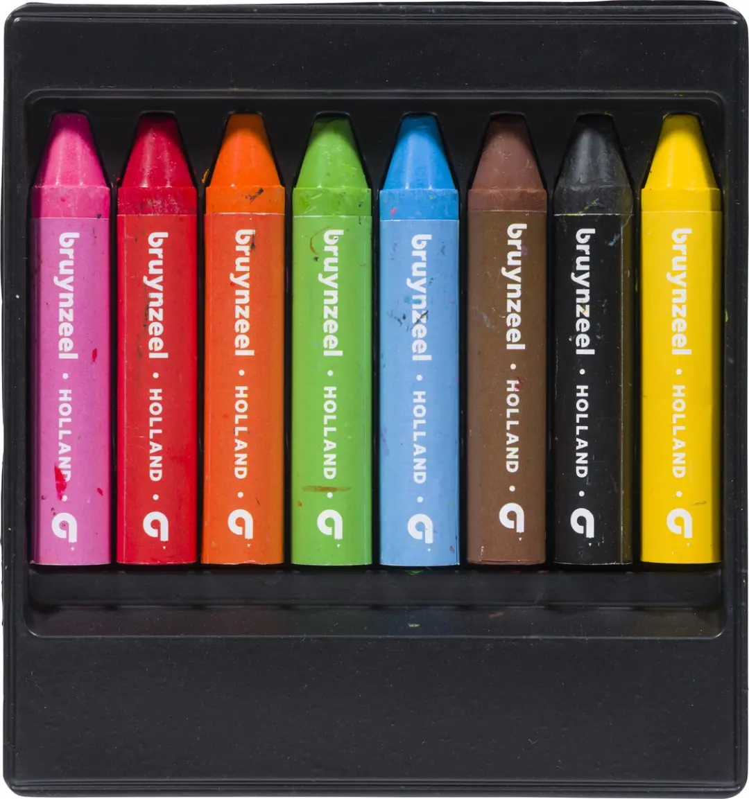 BRUYNZEEL Kids Waskrijt Set 8 Stuks - Assorti