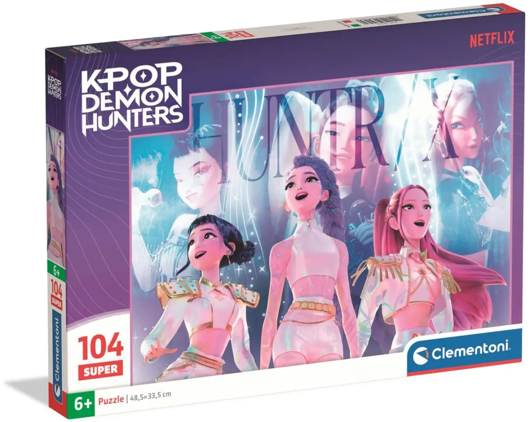Clementoni K-Pop Demon Hunters Maxi Puzzel 104 Stuks