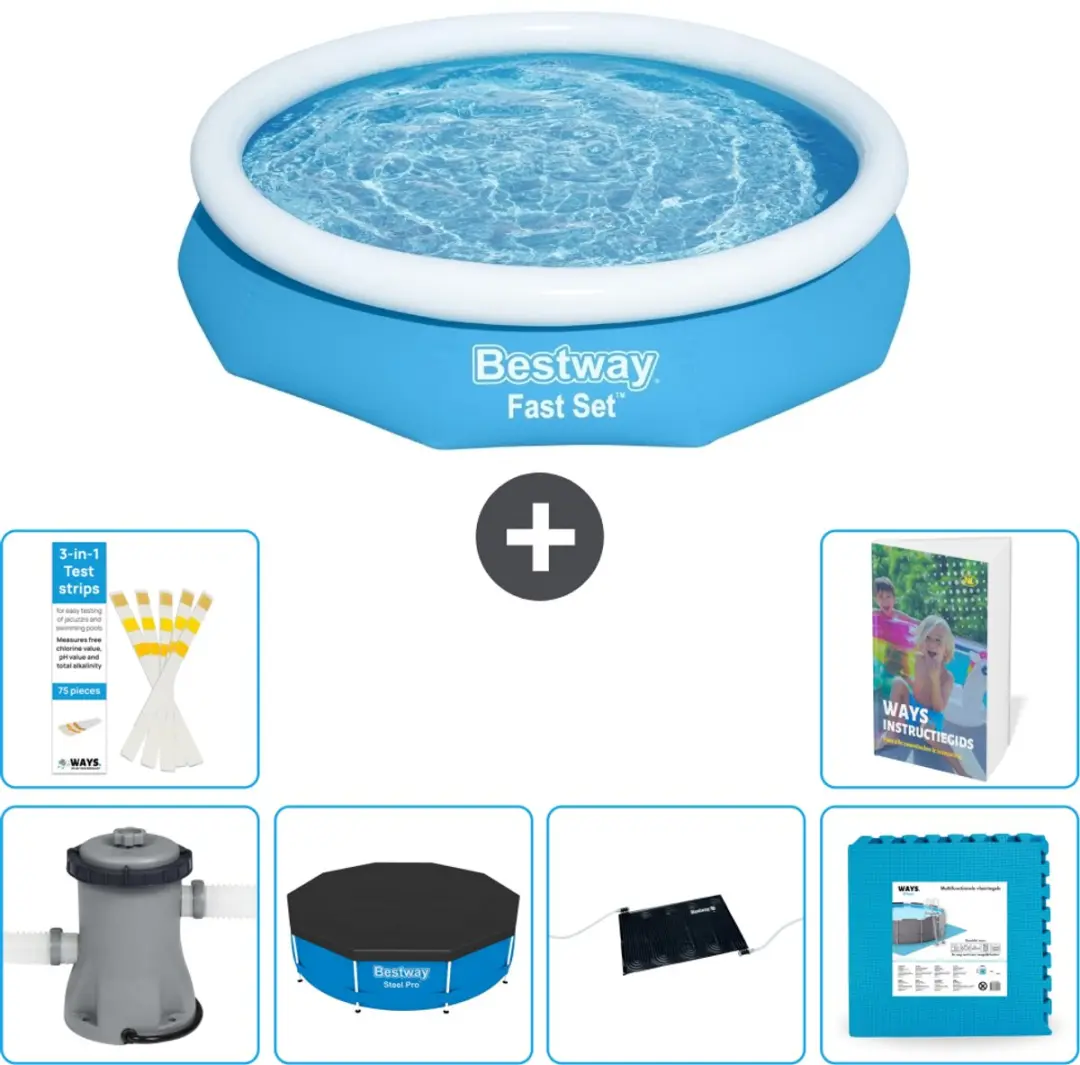 Bestway Fast Set Rond Zwembad 305x66cm