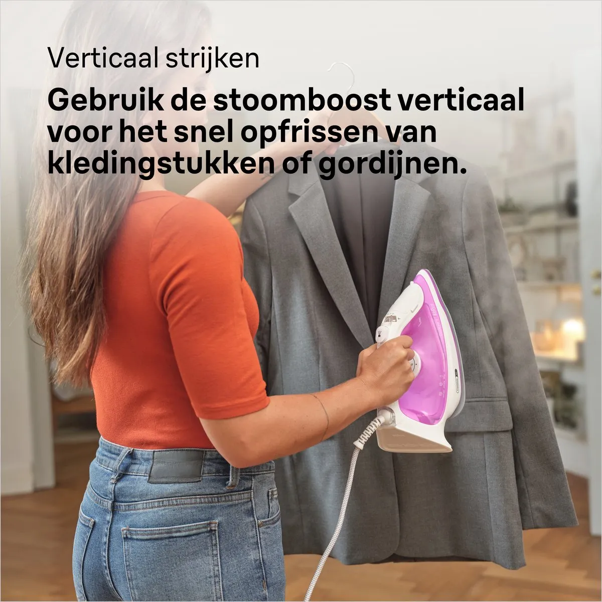 Braun TexStyle 5 SI5225PU - Stoomstrijkijzer - Glijdt Moeiteloos Achteruit - Zelfreinigend - Paars