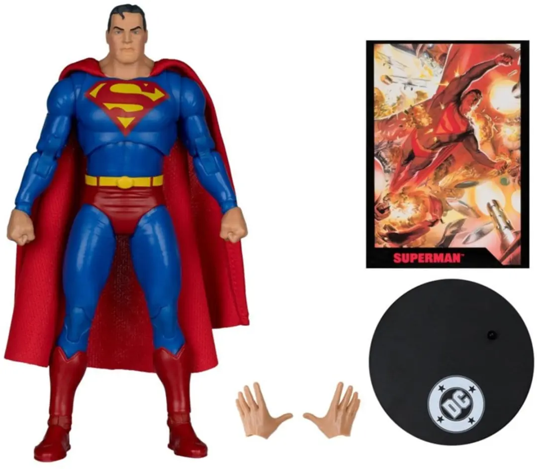 McFarlane Toys Superman Justice #1 Red Platinum Action Figuur 19cm - MCF18074