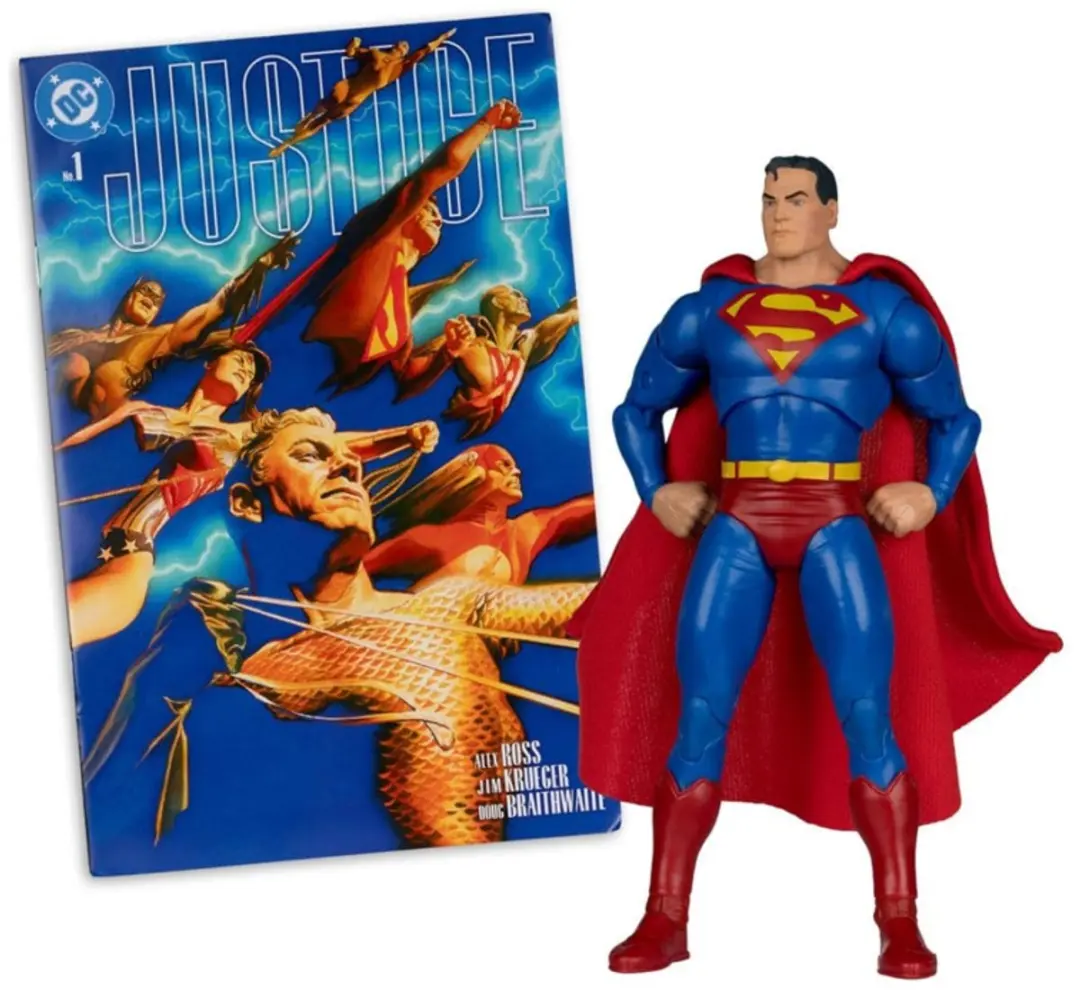 McFarlane Toys Superman Justice #1 Red Platinum Action Figuur 19cm - MCF18074