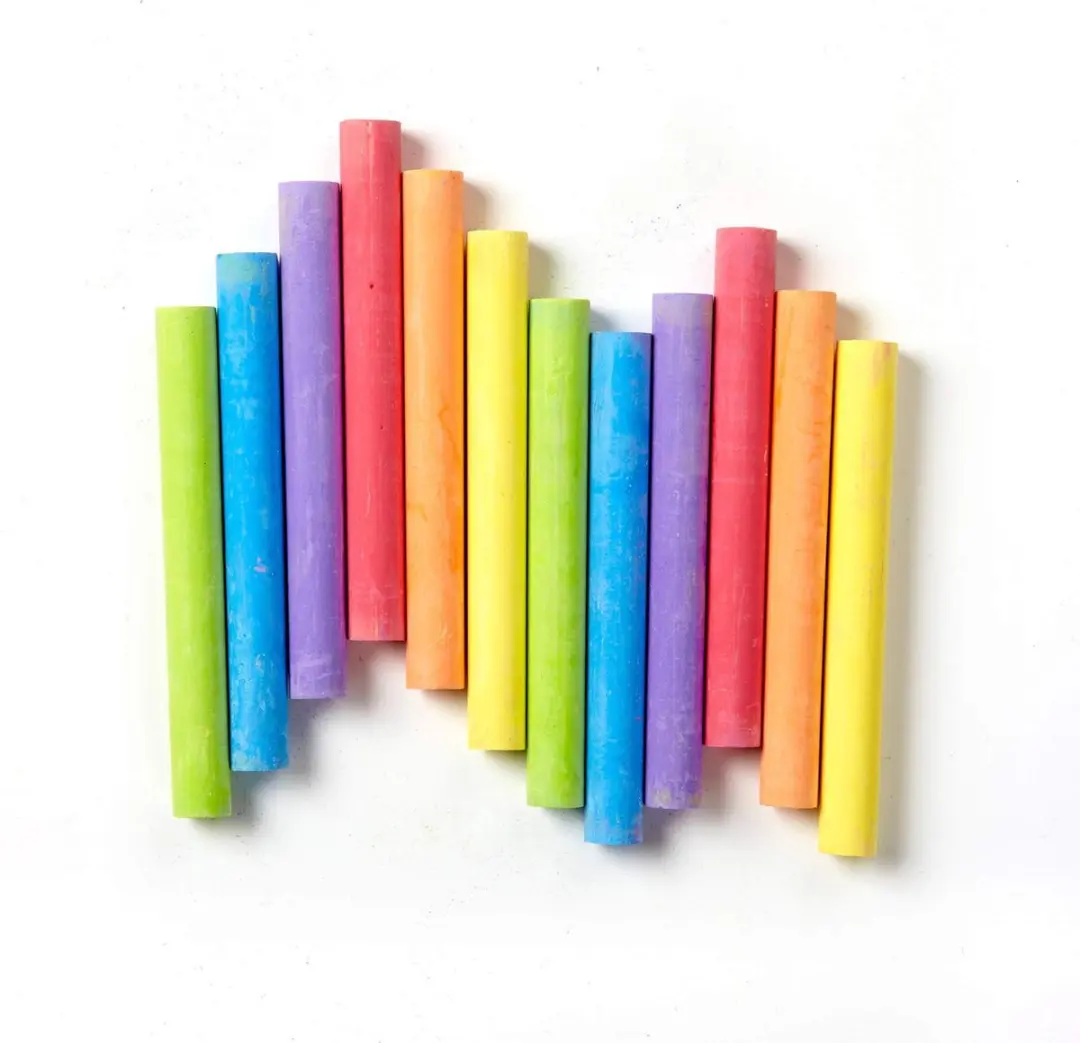 Crayola Bordkrijt 12 Stuks - 6 Primaire Kleuren - Veelkleurig