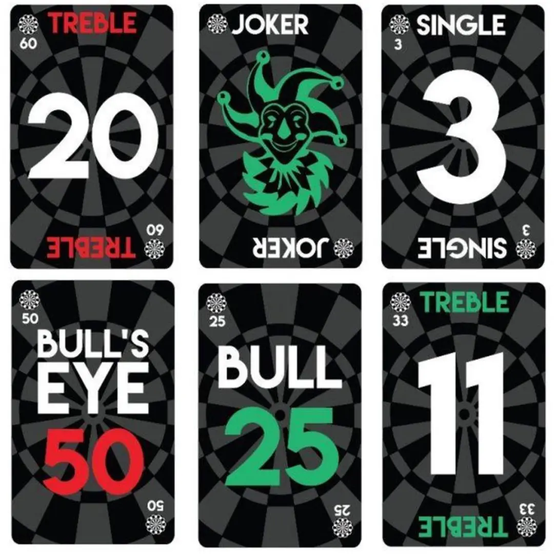 Bull's BU-69981 Dart Card Game - Ø45.1cm