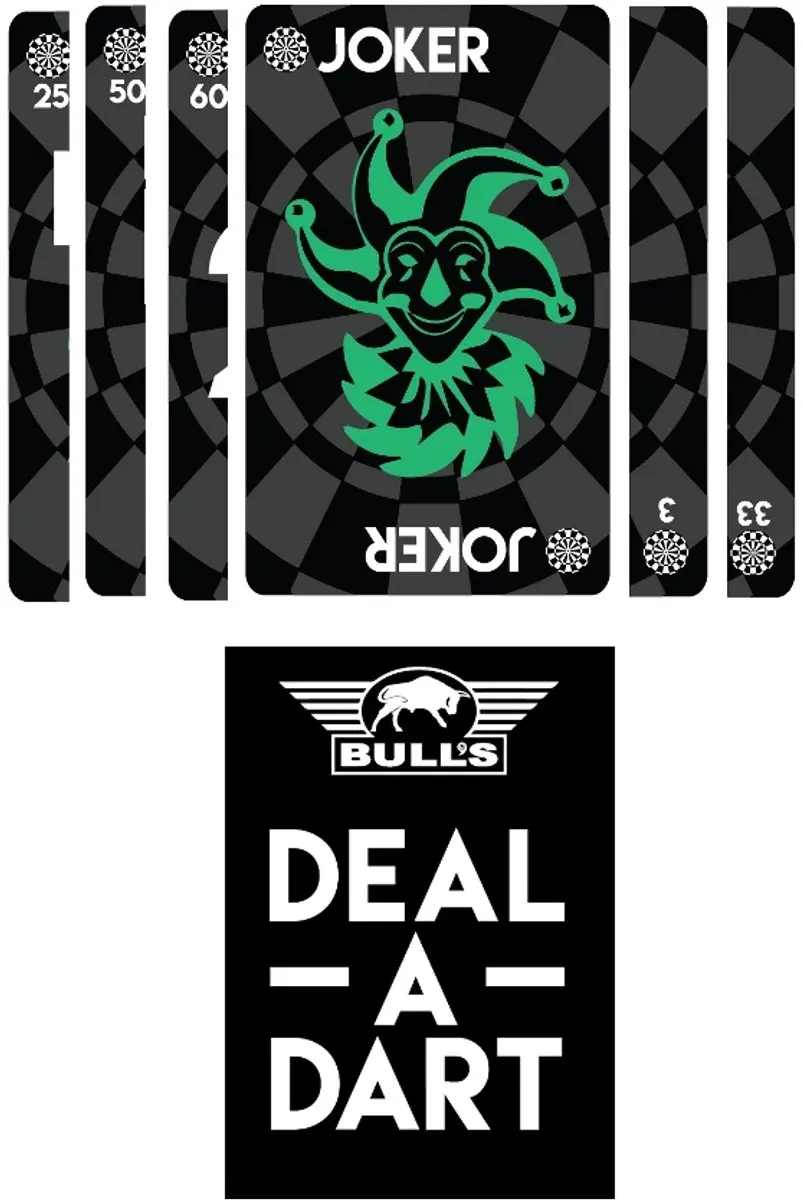Bull's BU-69981 Dart Card Game