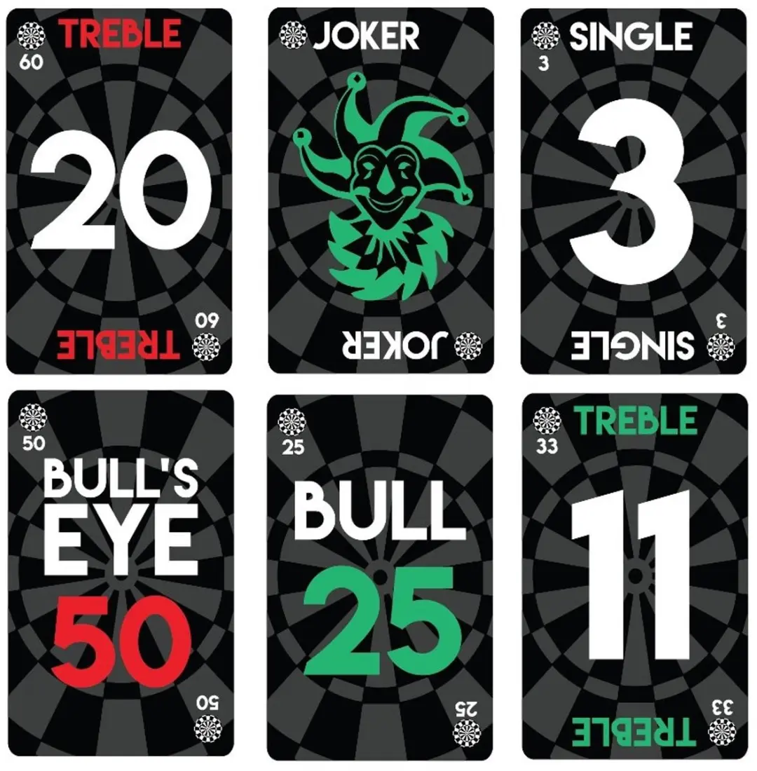Bull's BU-69981 Dart Card Game - Ø45.1cm