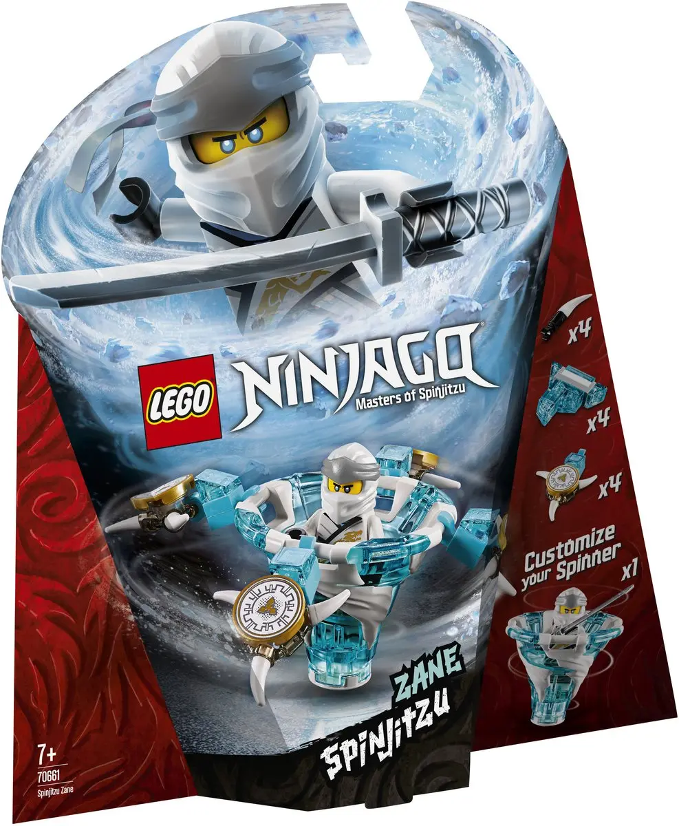LEGO Ninjago Spinjitzu Zane 70661 - 109 Stukken