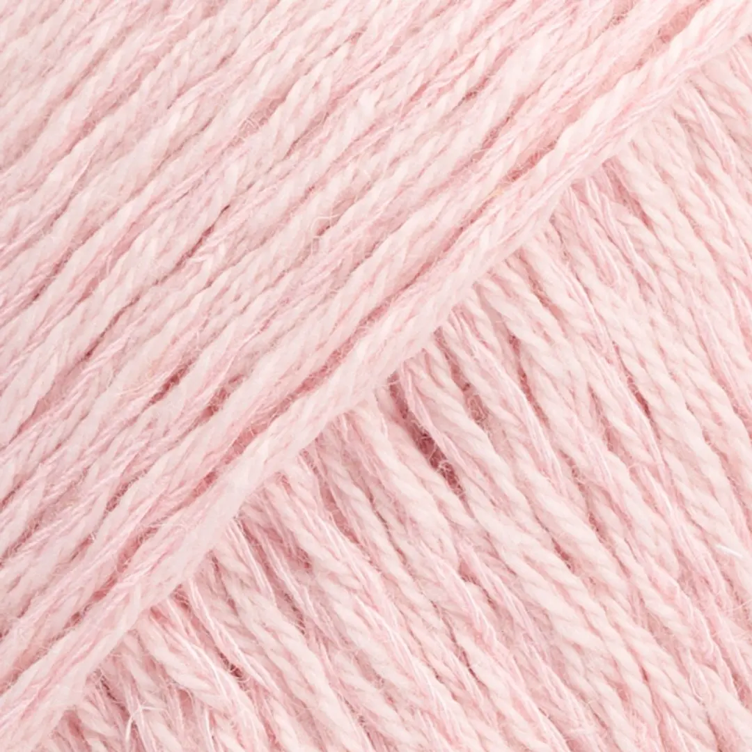 Drops Belle Uni Colour Poederroze Katoen Garen