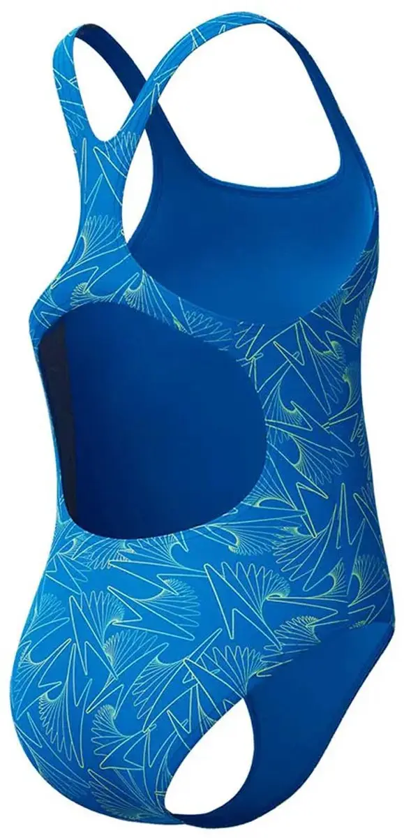 Speedo Hyper Boom Allover Medalist Badpak - 116 - Blauw/Geel