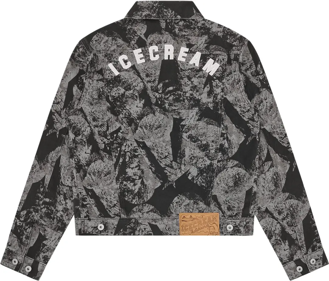 Icecream Trucker Cone Denim Jack - Grijs