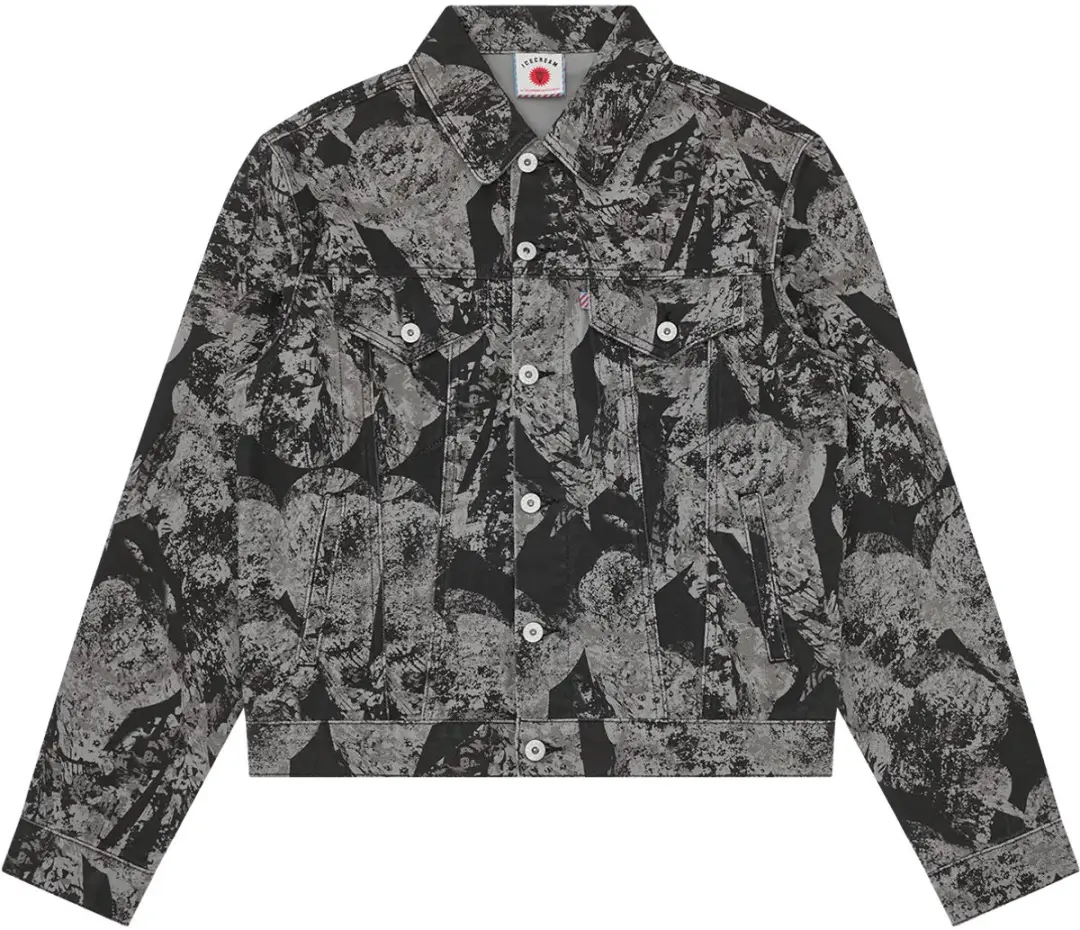 Icecream Trucker Cone Denim Jack - Grijs - afbeelding 6 van 6