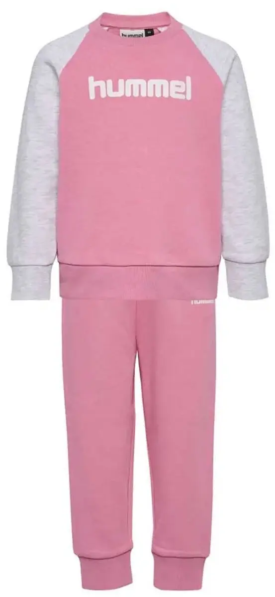 Hummel Mini Reg Base Trainingspak - Roze 110 cm - afbeelding 6 van 6
