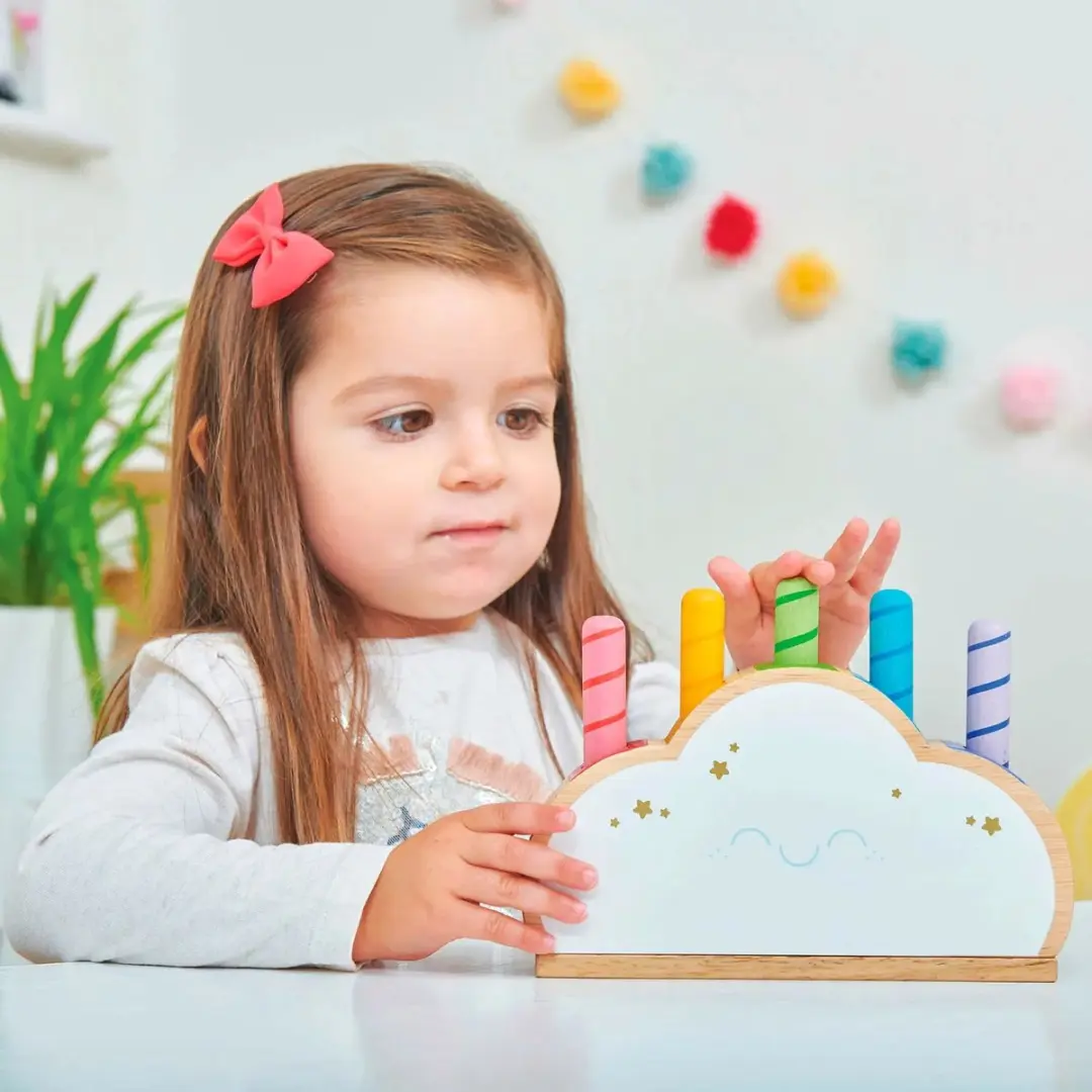 Le Toy Van Rainbow Cloud Pop-up Speelgoed - Meerkleurig