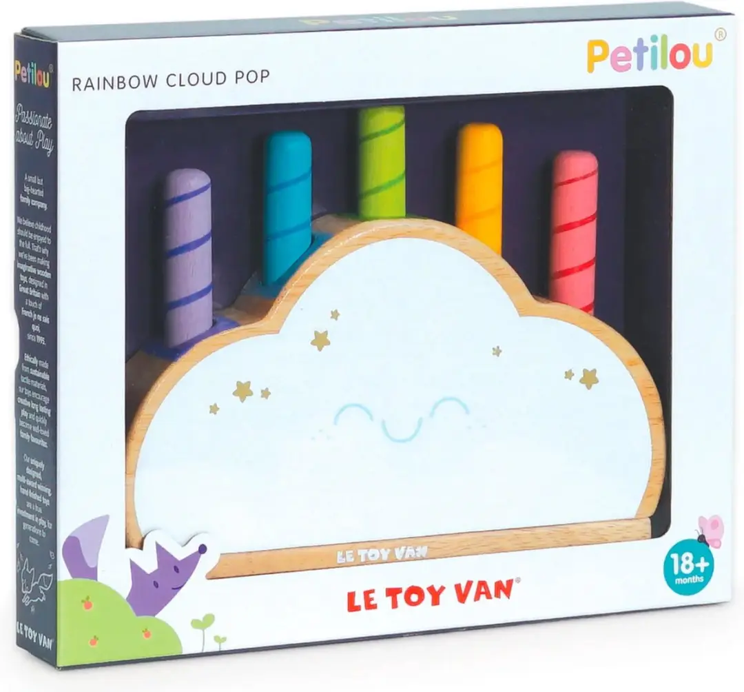 Le Toy Van Rainbow Cloud Pop-up Speelgoed - Meerkleurig