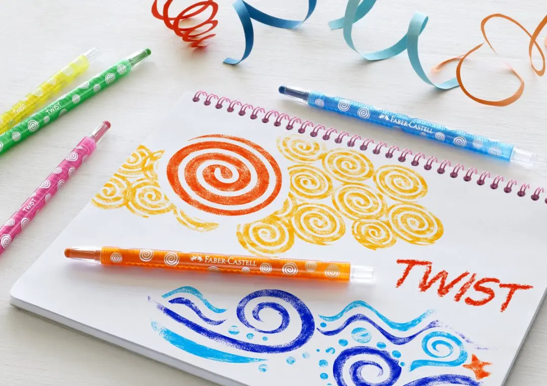 Faber-Castell Waskrijt Draaibaar FC-120003 - 12 Stuks