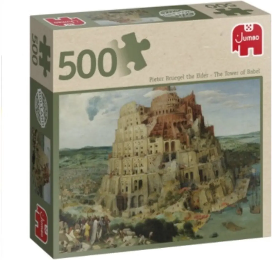 Jumbo Breugel Toren van Babel Puzzel 500 Stuks - Multicolor