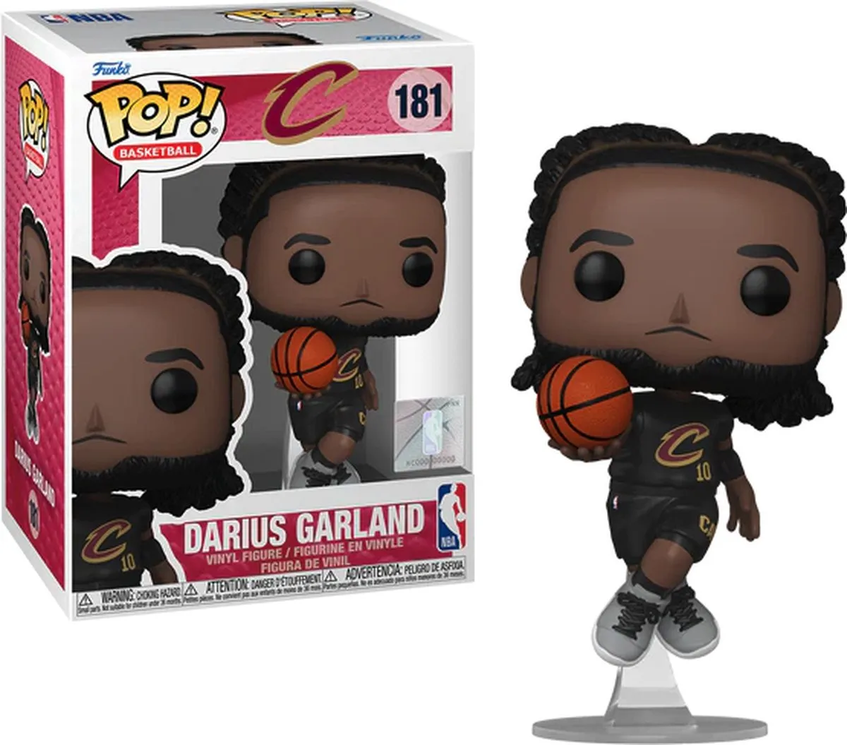Funko Pop Basketball Cavaliers Darius Garland #181 - Multi