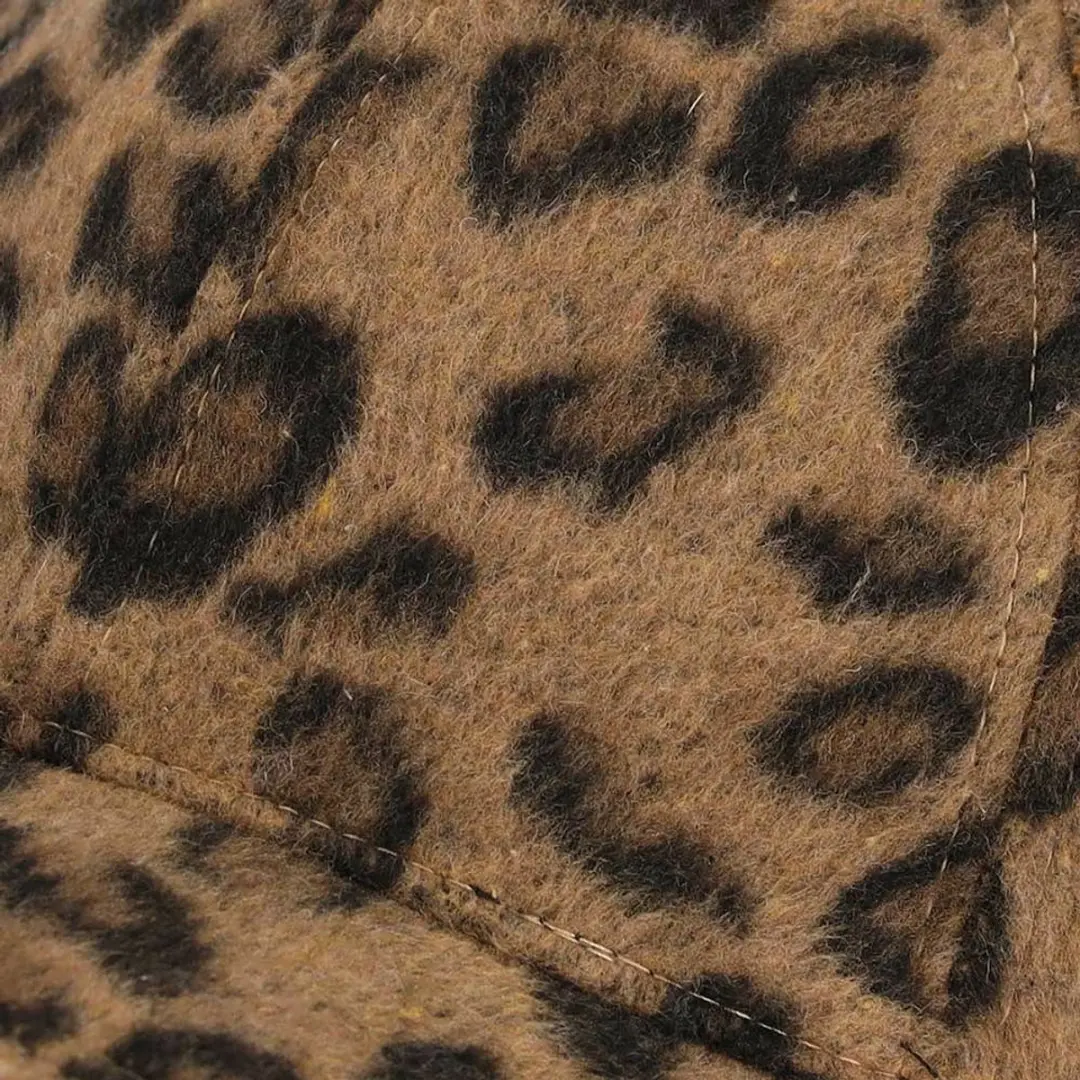 Sarlini Verkleed Pet Bruin - Luipaardprint