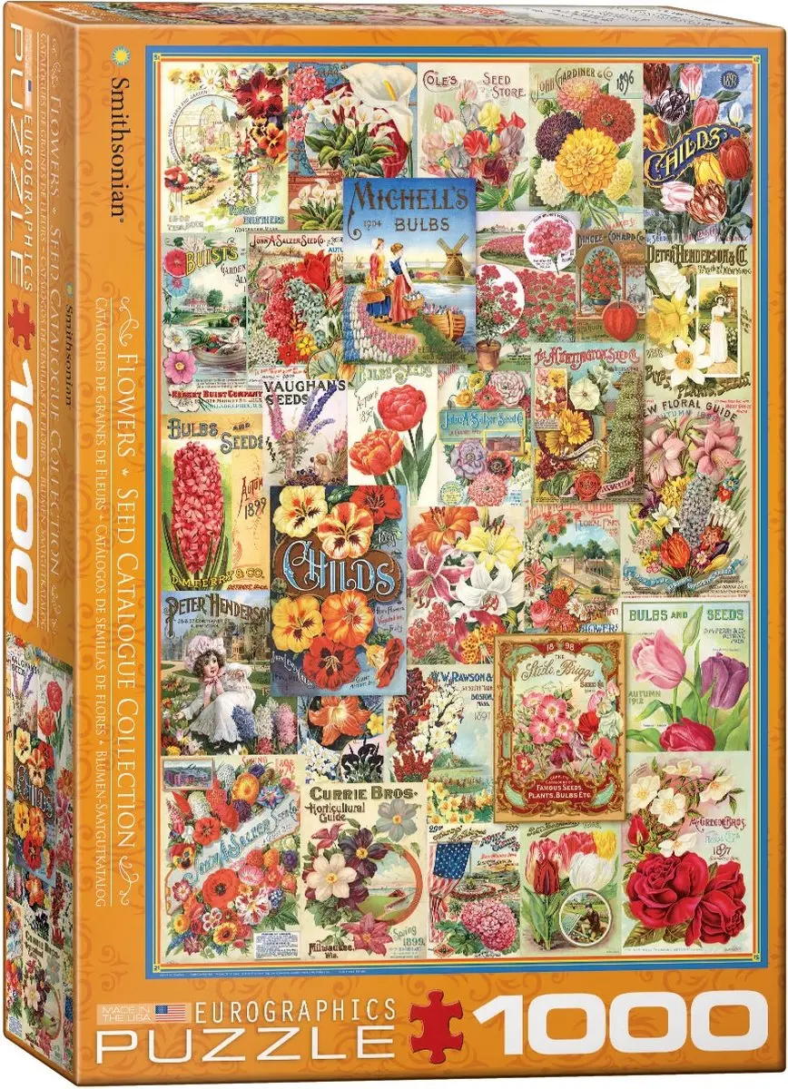 Eurographics Bloemen & Zaden Legpuzzel 1000 Stuks - 60806