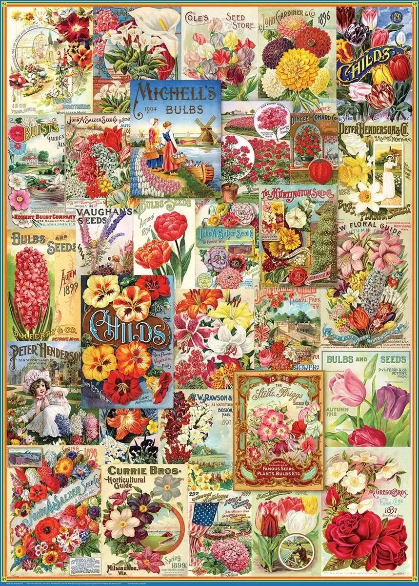 Eurographics Bloemen & Zaden Legpuzzel 1000 Stuks - 60806