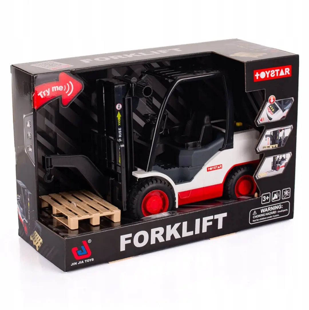 TOYSTAR Vorkheftruck Speelgoed - Rood/Wit/Zwart